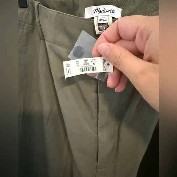 Madewell // NWT The Harlow Wide-Leg Pant in Drapey Twill - Picture 5 of 5